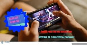 Garena Free Fire Max redeem code December 25 claim everyday Rewards