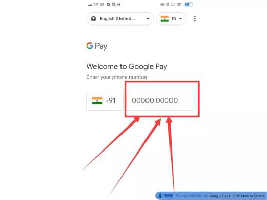 register In Google pay