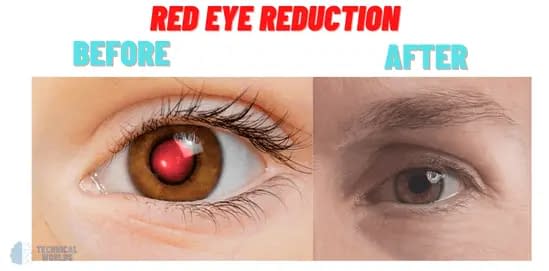 Ai Camera's Red Eye Reduction feature